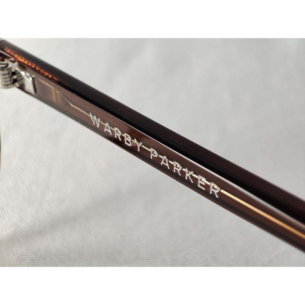 Warby Parker Carlton M 438 Tortoise Eyeglasses Frames 51-17-145 Made in Italy - Picture 11 of 13